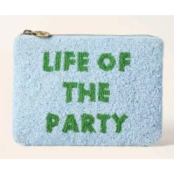 Kate Spade x Target Life of the Party Beaded Clutch Bag Limited Novelty - Picture 1 of 3